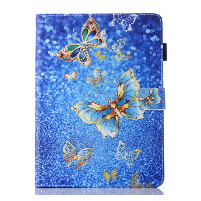 Funda de mariposas doradas para iPad Mini 5 (2019)/4/3/2/1