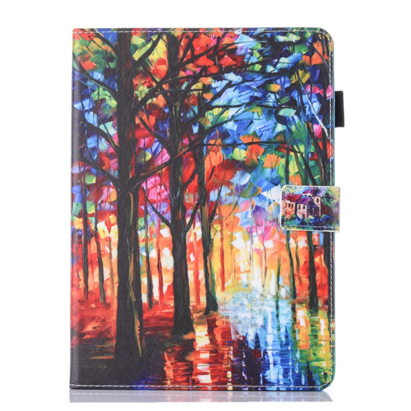 Funda para iPad Mini 5 (2019)/4/3/2/1 estampado bosque.