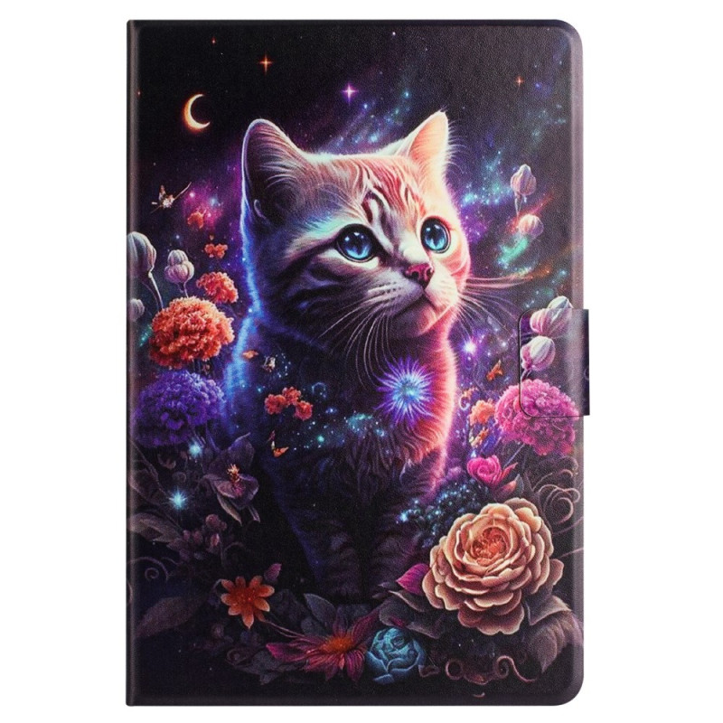 iPad Mini 5 (2019)/4/3/2/1Funda Gato Floral