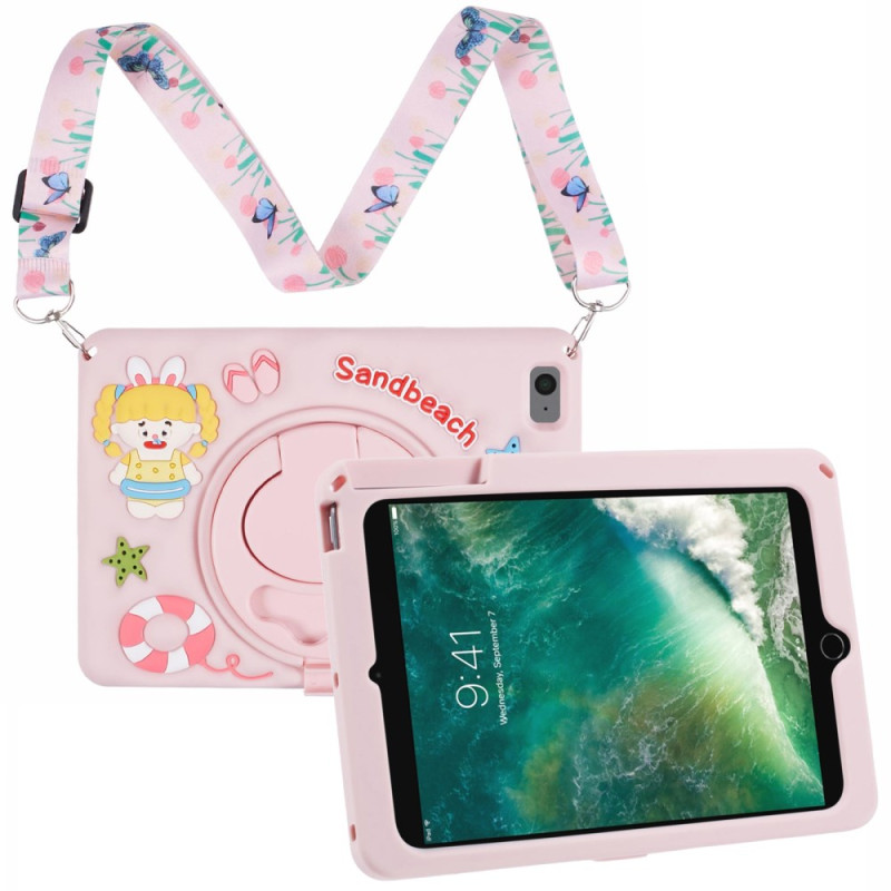 Funda de playa para niños iPad Mini 5 (2019)/4/3/2/1 con colgante
 para el hombro