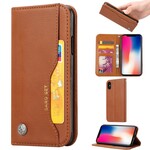 Funda Flip Cover iPhone XS Max Leatherette Card Funda