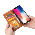 Funda Flip Cover iPhone XS Max Leatherette Card Funda