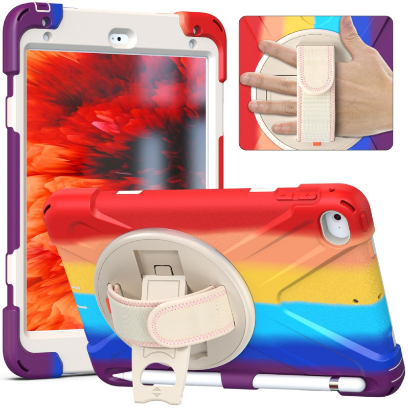 Funda iPad Mini 5 (2019)/4 Soporte giratorio y porta stylus Multicolor