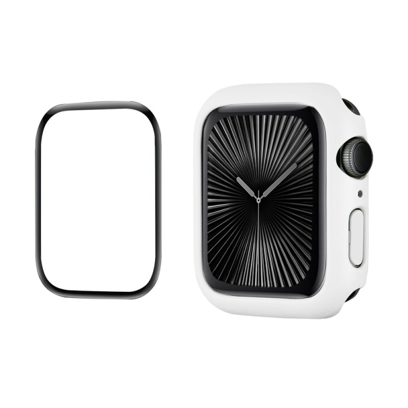 Funda de cristal templado
 con protector de pantalla para Apple Watch Series 10 46mm