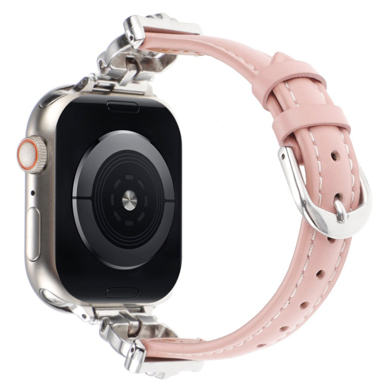 Pulsera Apple Watch Series 46mm a 42mm / SE / Ultra 49mm Diseño clásico cabeza de leopardo