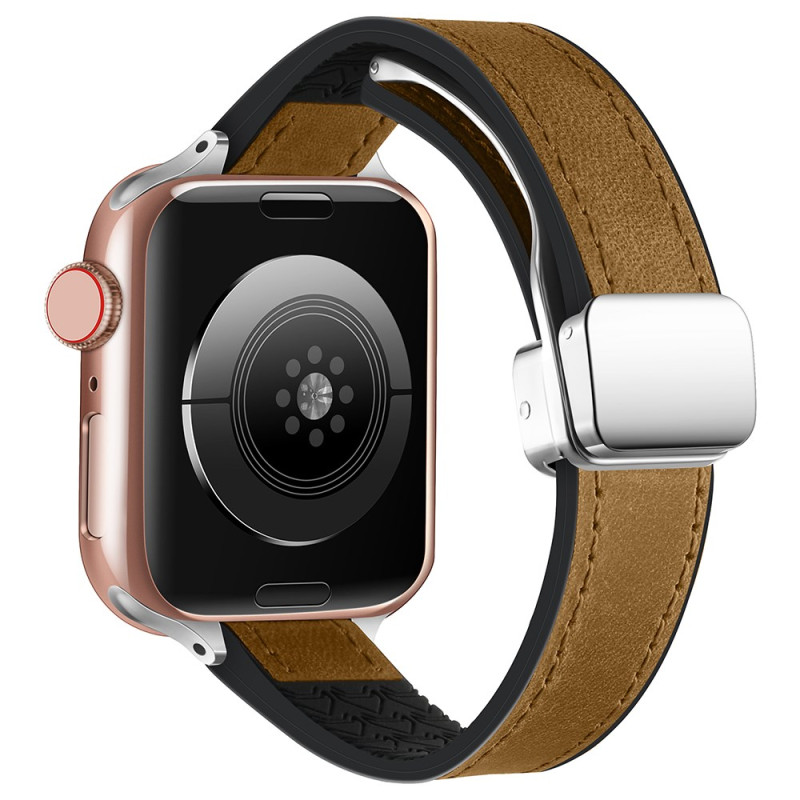 Pulsera Apple Watch Series 46mm a 42mm / SE / Ultra 49mm Magnética Lisa o Bicolor