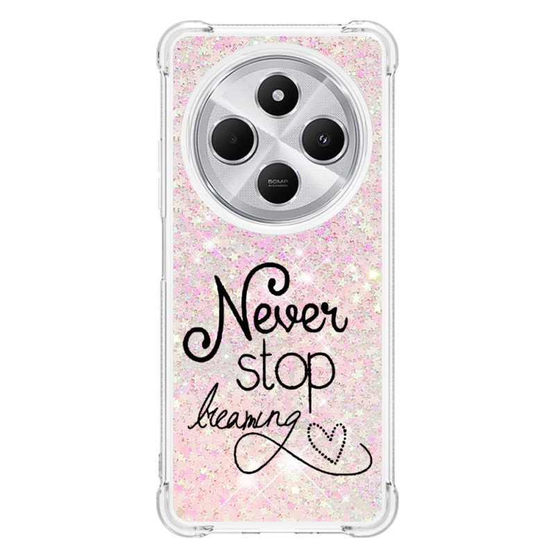 Xiaomi 14T / 14T Pro Funda Glitter Never Stop Dreaming