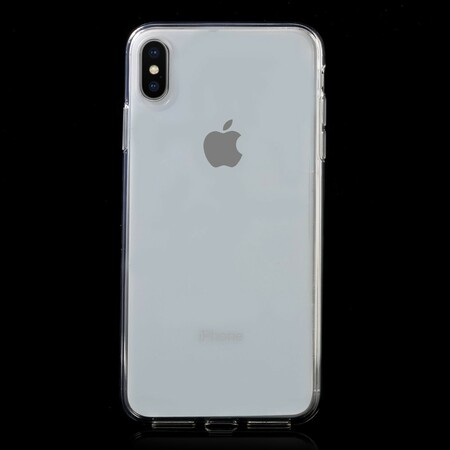 Funda de silicona transparente de color para el iPhone XS Max