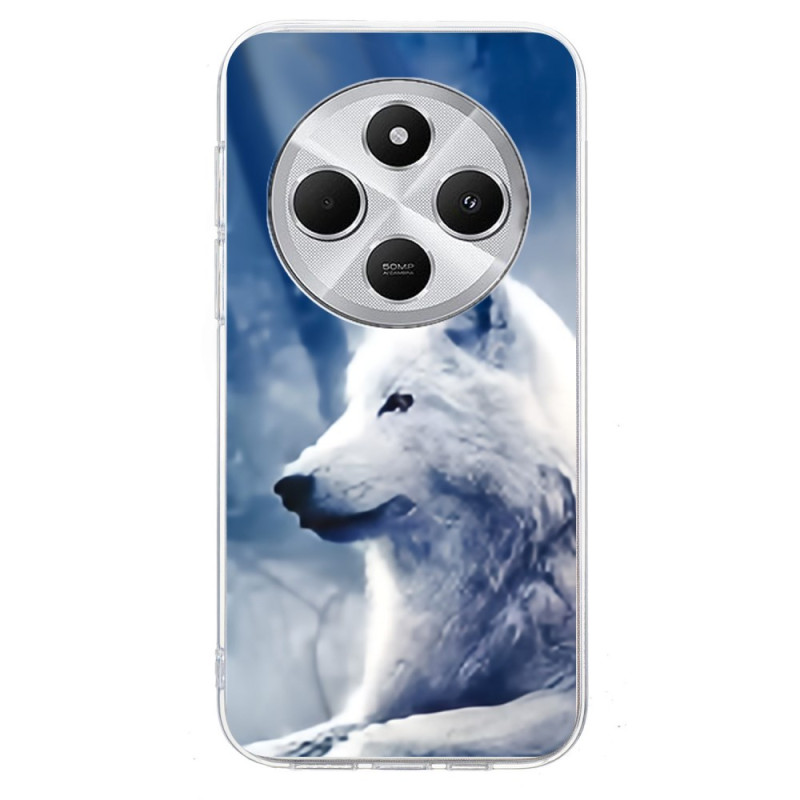 Xiaomi Redmi 14C / Poco C75 Funda Wolf White