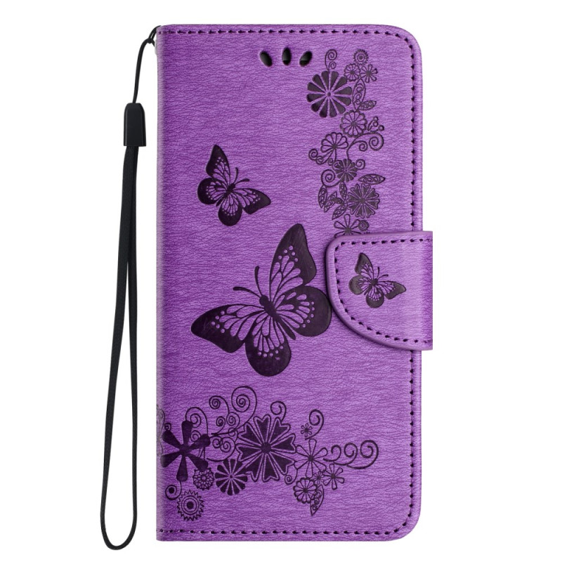 Funda Xiaomi Redmi 14C / Poco C75 Mariposas Texturizadas