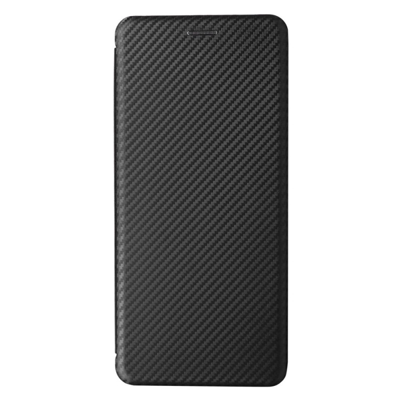 Flip Cover Xiaomi Redmi 14C / Poco C75 Fibra de Carbono Textura