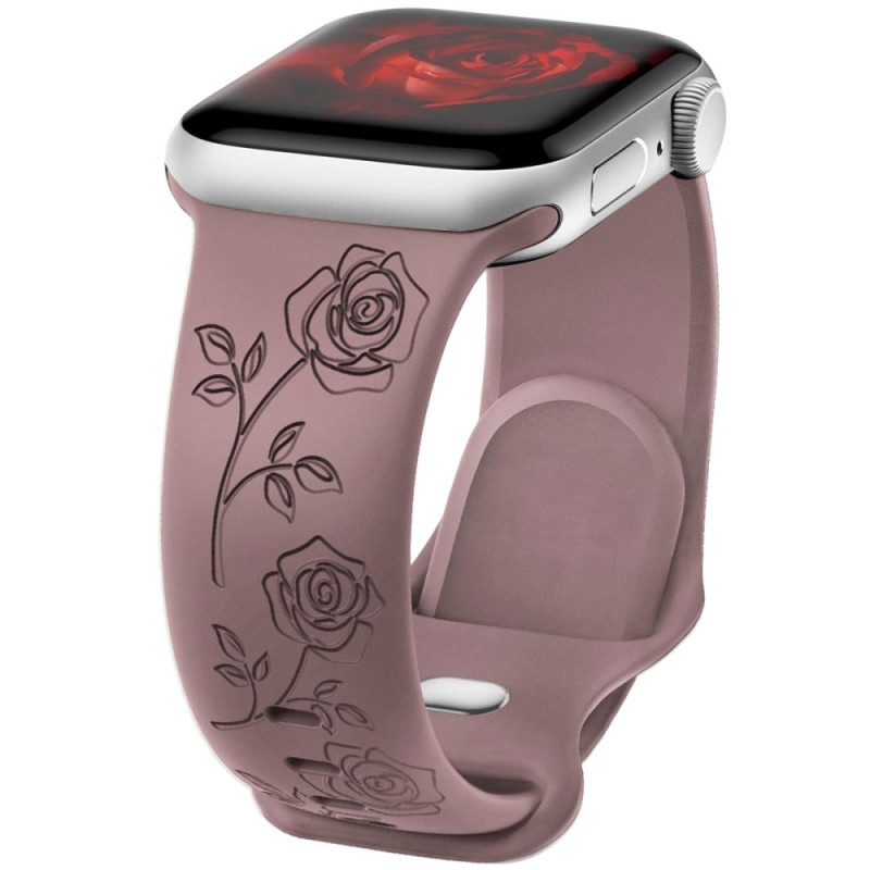 Pulsera Apple Watch Series 42mm a 38mm / Series SE Silicona Floral