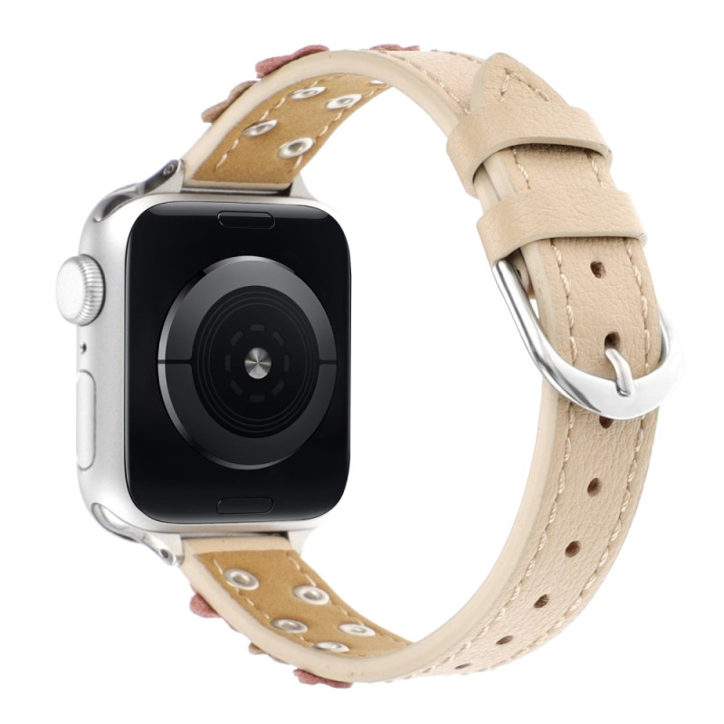 Pulsera Apple Watch Series 42mm a 38mm / SE Series Piel Floral