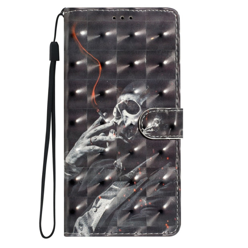 Samsung Galaxy S25 5G Funda Smoking Skeleton