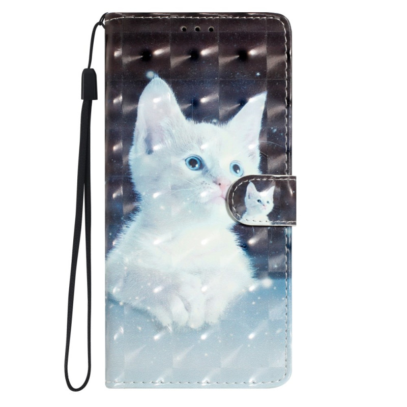 Funda Samsung Galaxy A06 Gato blanco