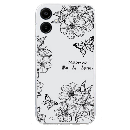 Funda de mariposa y flor...