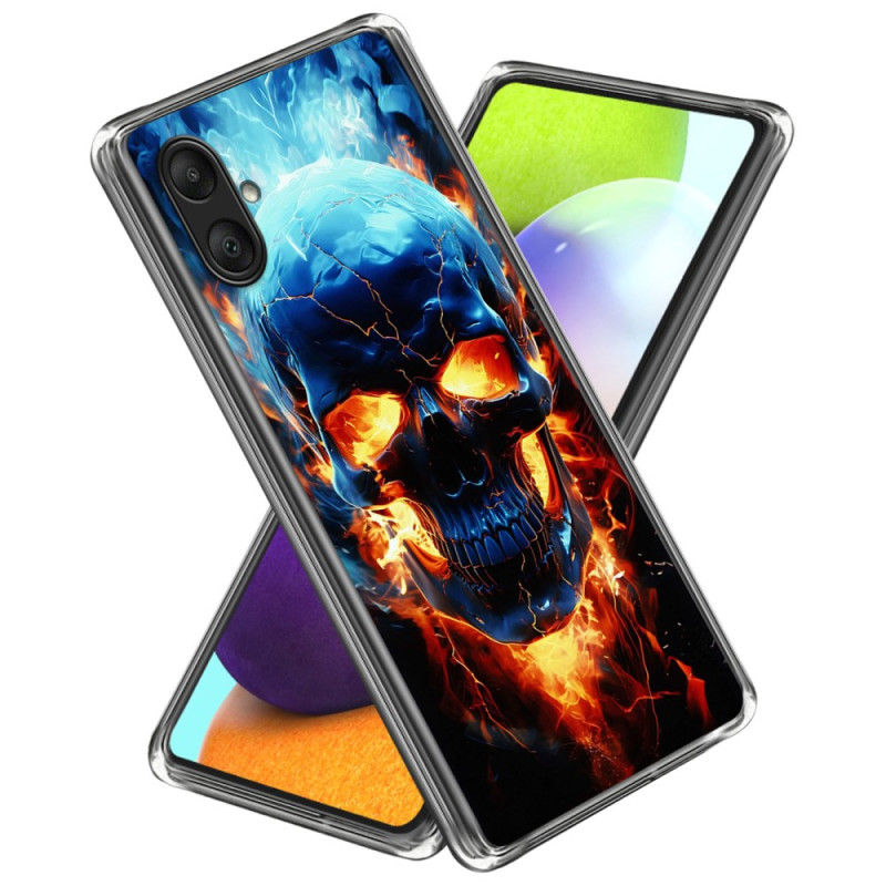 Funda Samsung Galaxy A06 Calavera en llamas