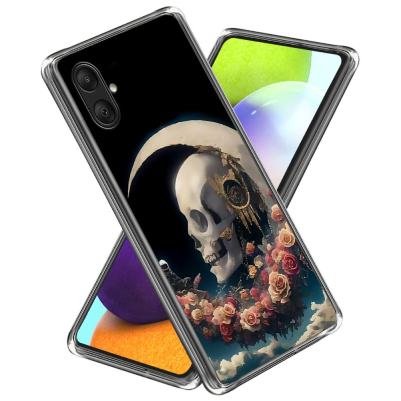 Samsung Galaxy A06 Funda Calavera Flor