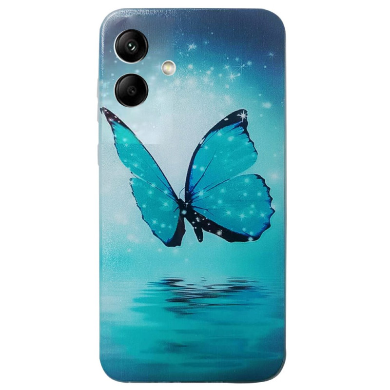 Samsung Galaxy A06 Funda Mariposa Azul