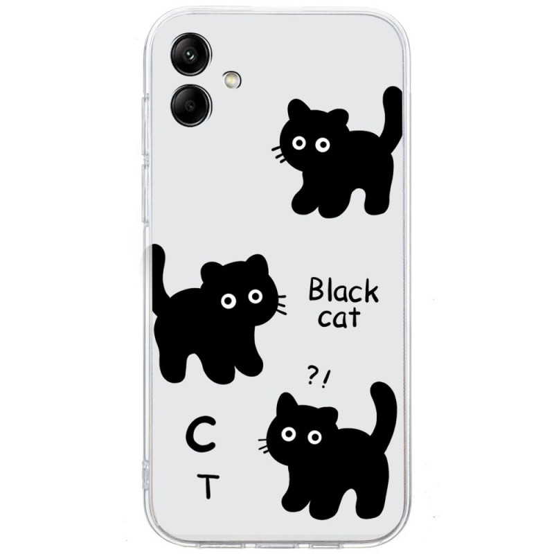 Funda Gatos Negros Samsung Galaxy A06 3