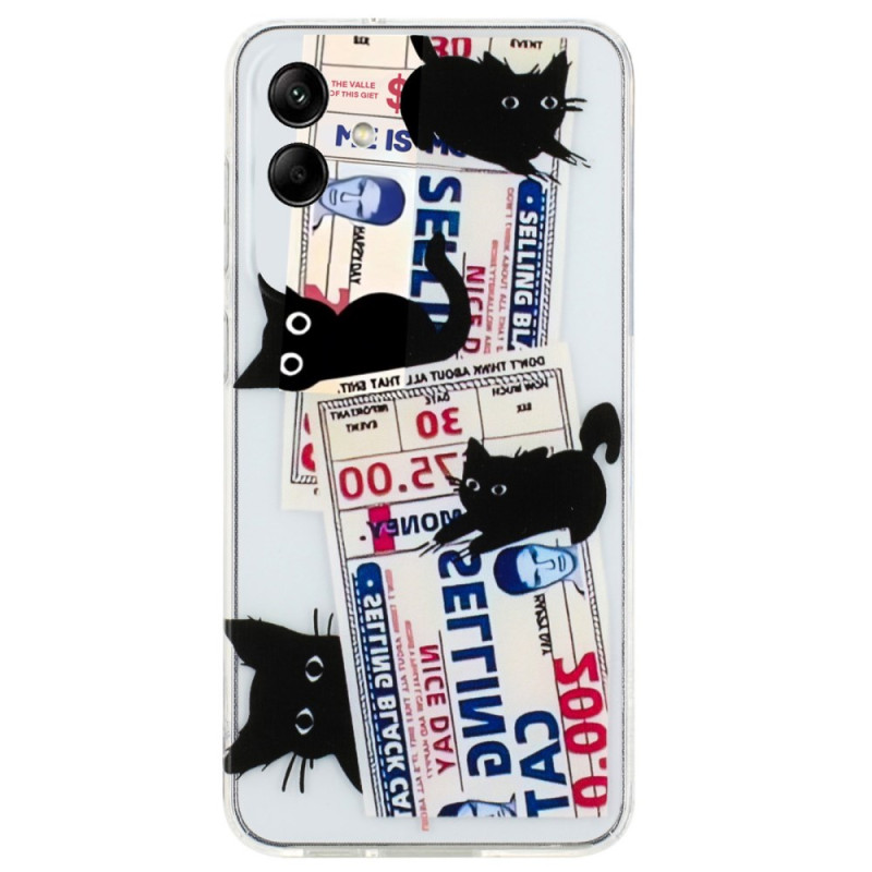 Funda para Samsung Galaxy A06 4 Black Cats