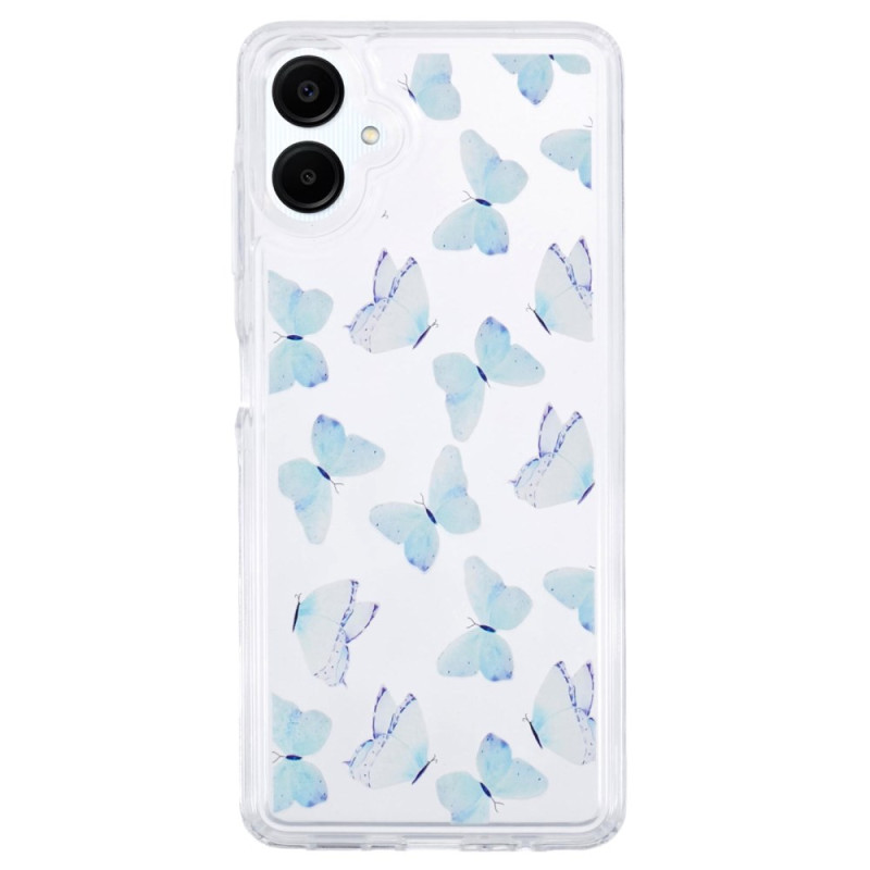 Samsung Galaxy A06 Funda Transparente Mariposas de Colores