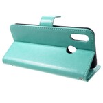 Funda Huawei P Smart Plus Mariposas y Flores Con Colgante