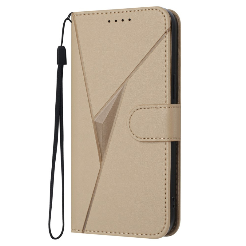 Funda Samsung Galaxy A06 con diseño triangular y colgante
