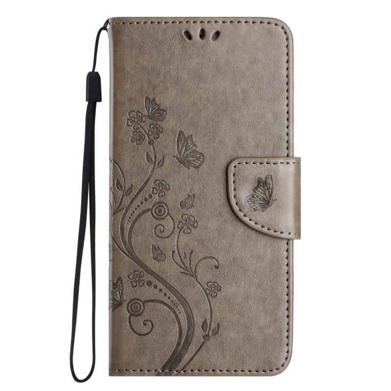 Funda con colgante
 de flores y mariposas Samsung Galaxy A06