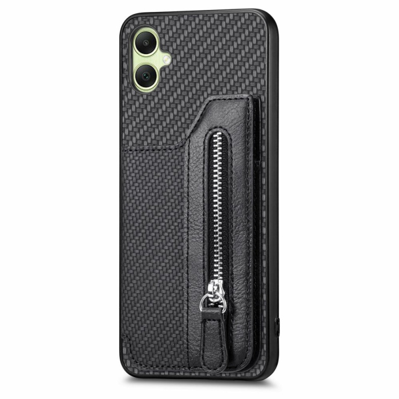 Samsung Galaxy A06 Funda de fibra de carbono Cartera