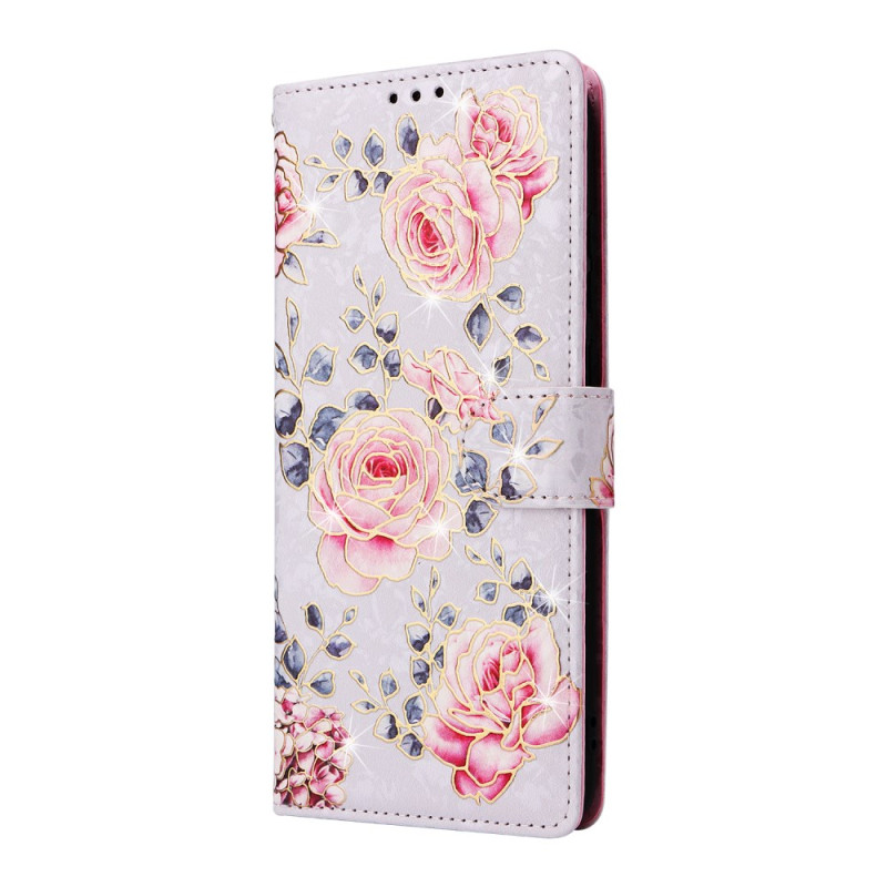 Funda Samsung Galaxy A06 Fleurette con cierre RFID