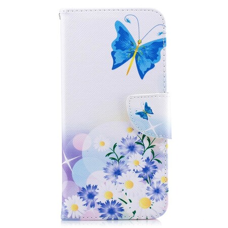 Funda Huawei P Smart Plus Pintada Mariposas y Flores