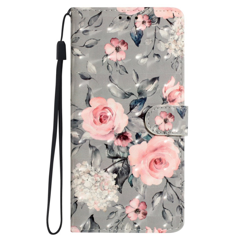 Funda Colgante
 Flor Rosa Samsung Galaxy A36 5G