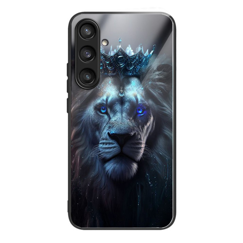 Funda de cristal templado Samsung Galaxy S25 5G Crowned Lion