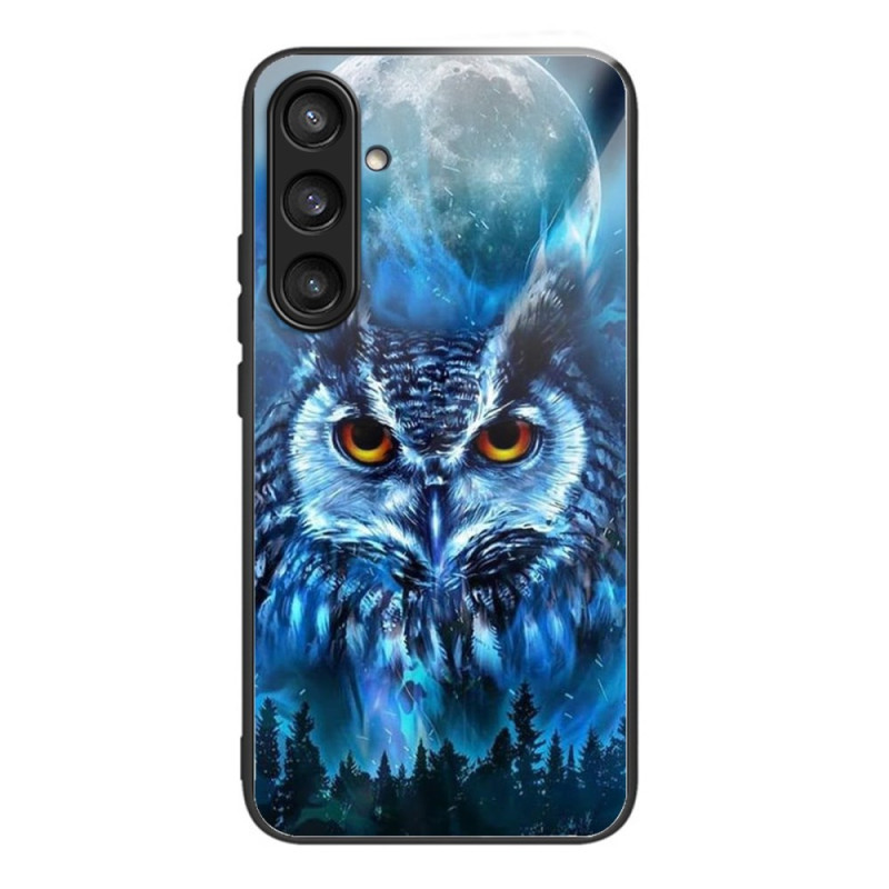 Samsung Galaxy S25 5G Funda
 Vidrio Templado Búho Luna