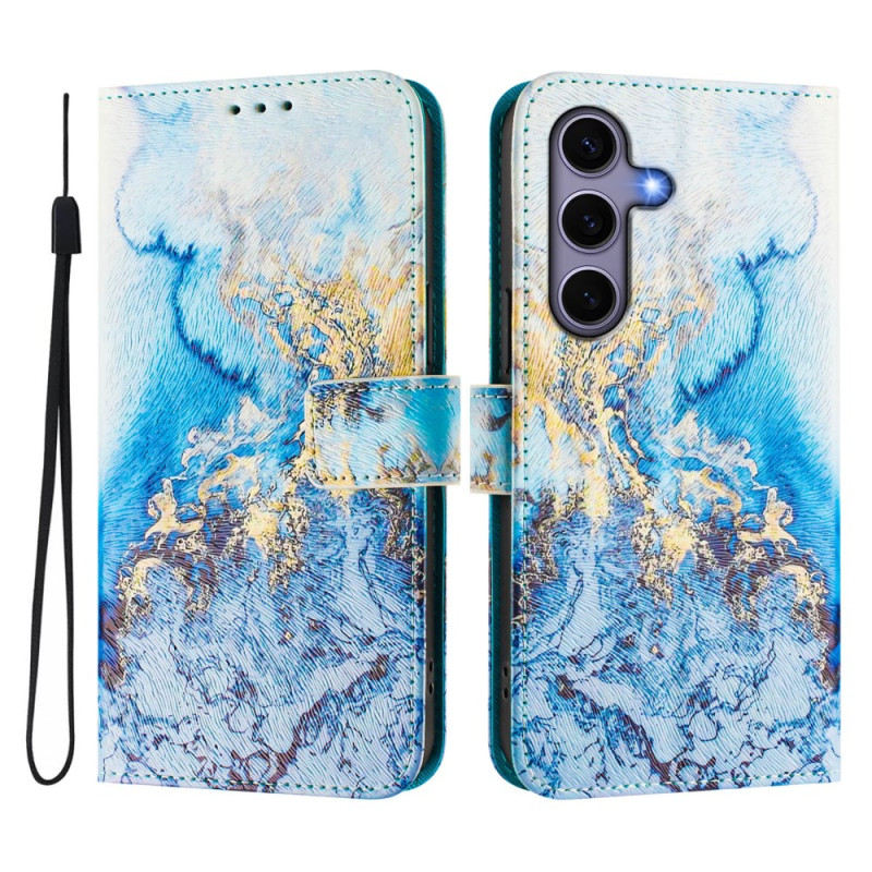 Funda con colgante
 Samsung Galaxy S25 5G Marble Ocean