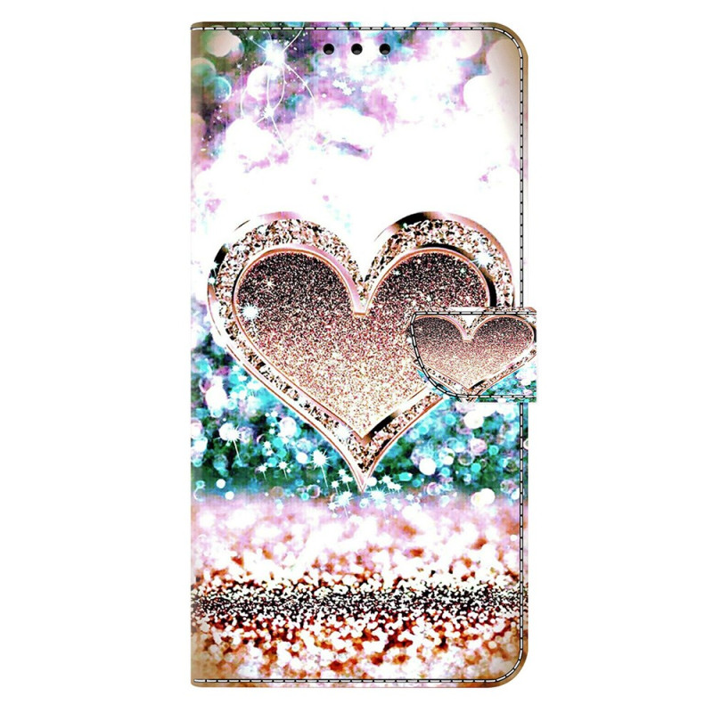 Samsung Galaxy S25 5G Funda Corazón Diamante Rosa