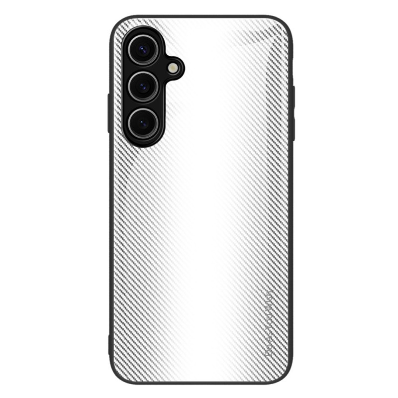 Samsung Galaxy S25 5G Funda de cristal templado
 de fibra de carbono