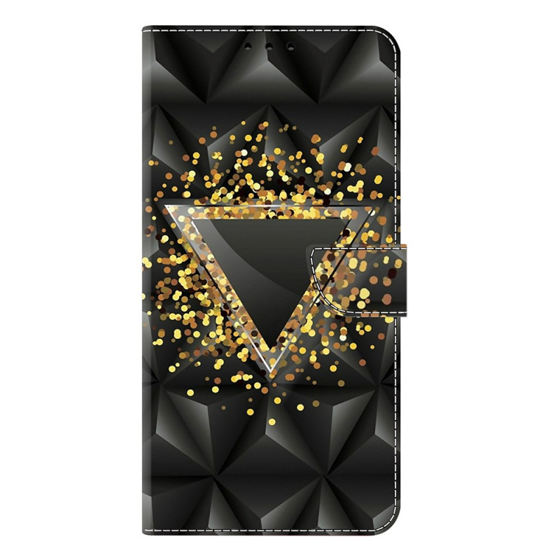 Samsung Galaxy S25 Plus 5G Funda Triángulo Oro