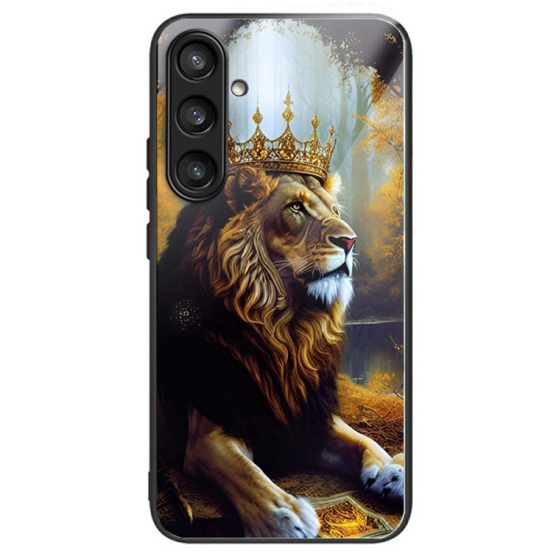 Samsung Galaxy S25 Plus 5G Funda Corona León Dorada