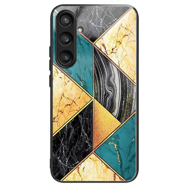 Samsung Galaxy S25 Plus 5G Funda de cristal templado
 de color mármol