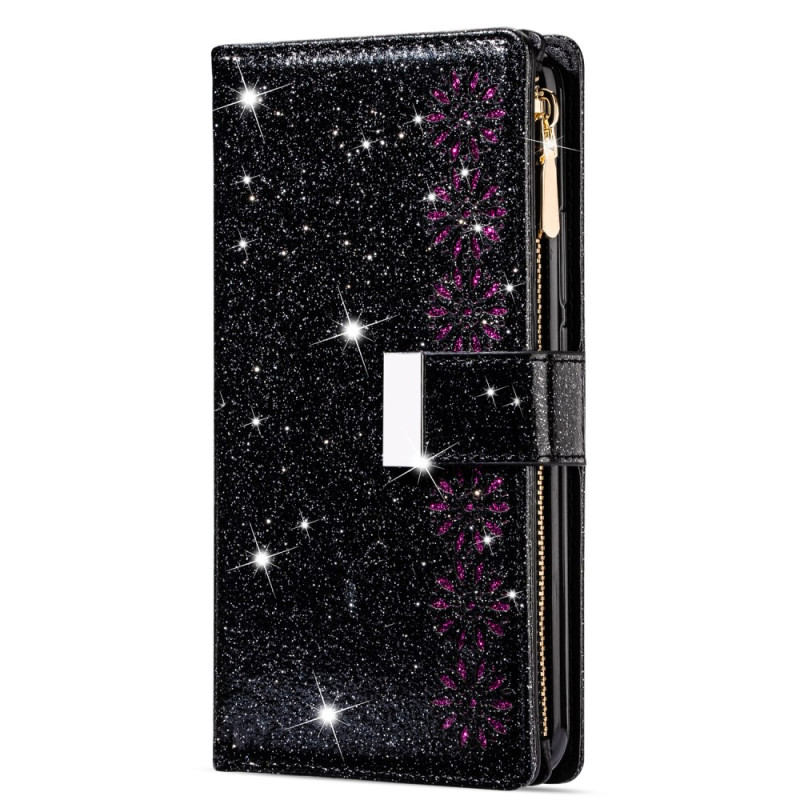 Funda de cartera Samsung Galaxy S25 Plus 5G Glitter