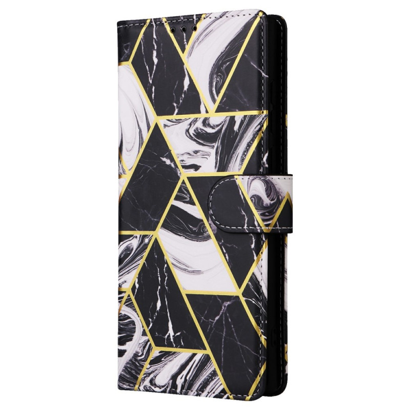 Samsung Galaxy S25 Ultra 5G Funda Colgante
 Floral Mármol