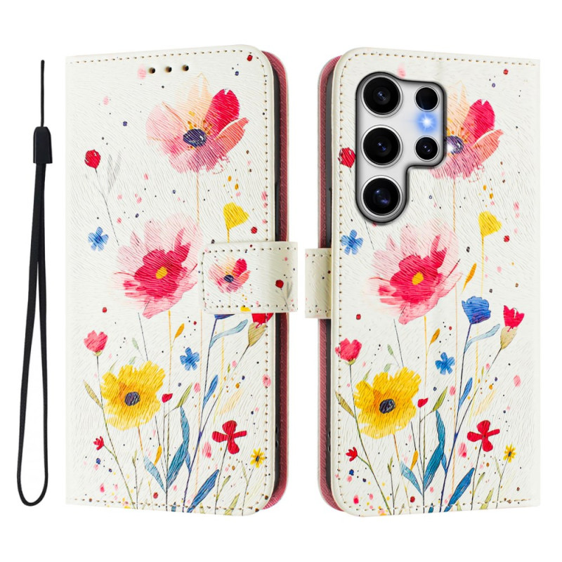 Funda de flor de campo Galaxy S25 Ultra 5G