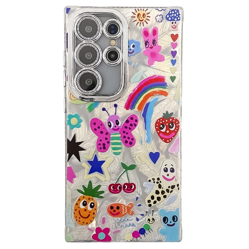 Funda Samsung Galaxy S25 Ultra 5G Mariposas divertidas