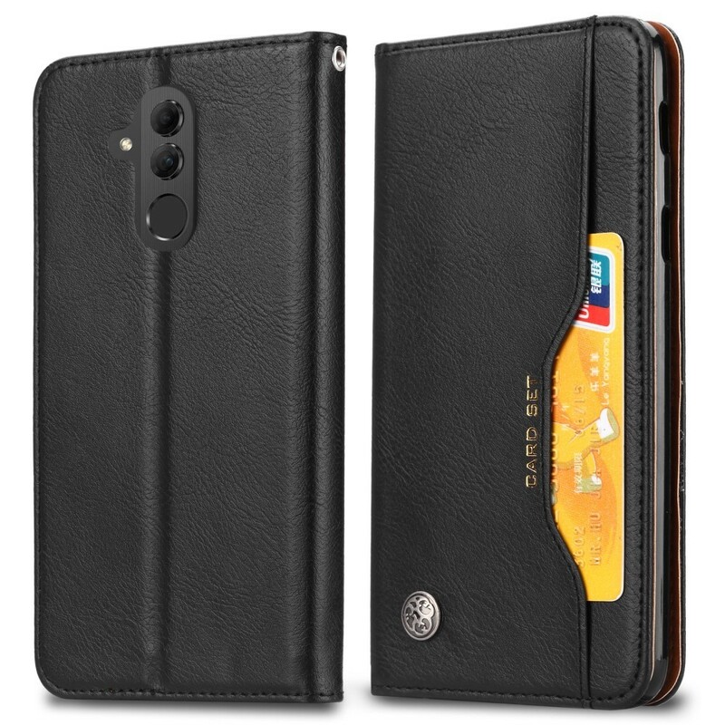 Funda Flip Cover Huawei Mate 20 Lite Leatherette Card Funda