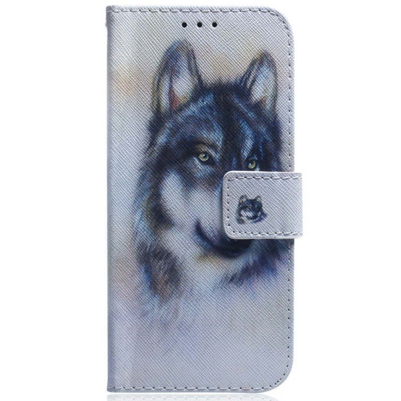 Funda Samsung Galaxy A56 5G / A36 5G Acuarela Lobo