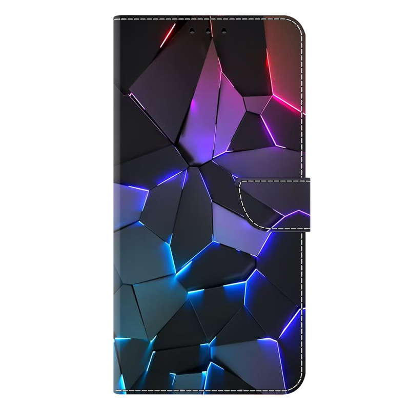 Funda Samsung Galaxy A56 5G / A36 5G Patrón de grietas azul