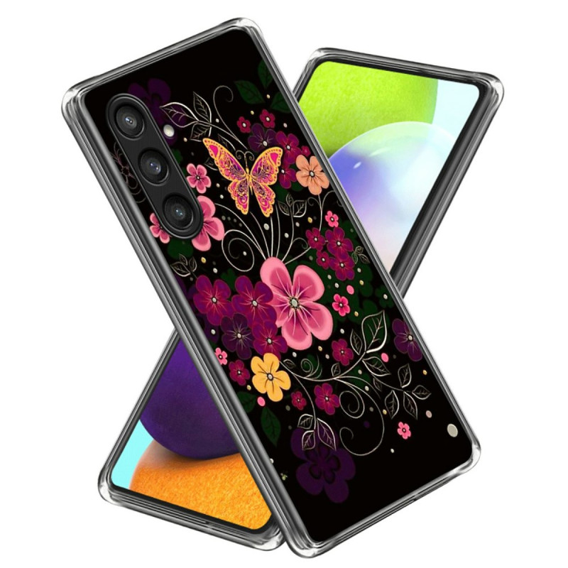 Samsung Galaxy A56 5G Funda Mariposas y Flores