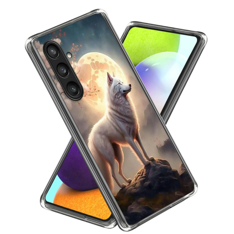 Funda Samsung Galaxy A56 5G Wolf and Moon